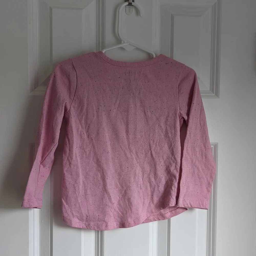 Disney Okie Dokie 2T Minnie Mouse I Believe in Unicorns Long Sleeve T Shirt - Picture 3 of 4